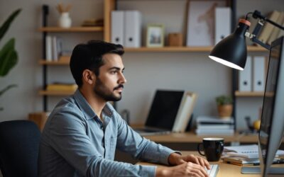 A Man Getting Organized